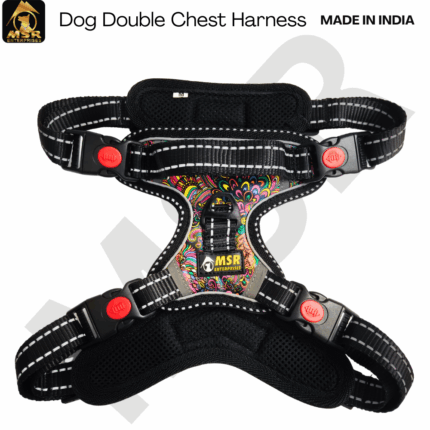 Dog Reflective Double Chest Harness